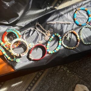 Assorted Colorful Beaded Bracelet Set